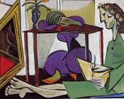 巴勃罗 毕加索 : 室内的两个女人